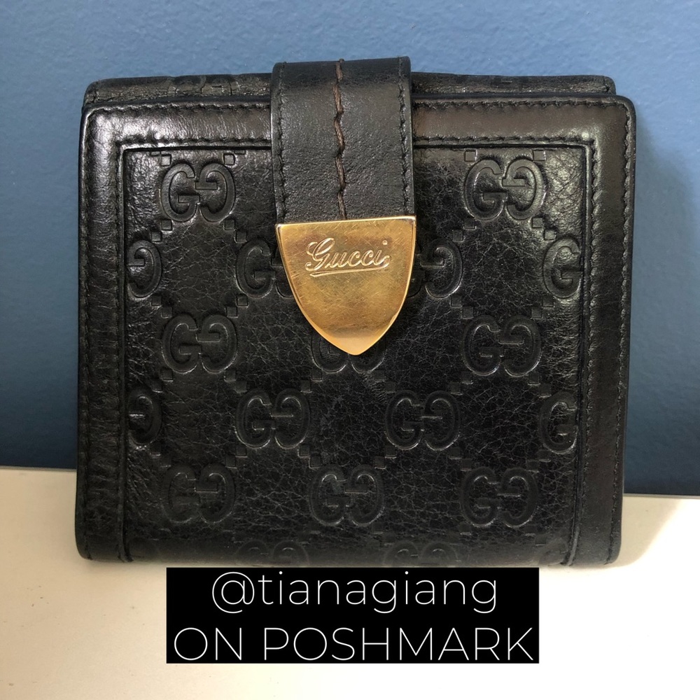 GUCCI Guccissima Bifold Wallet